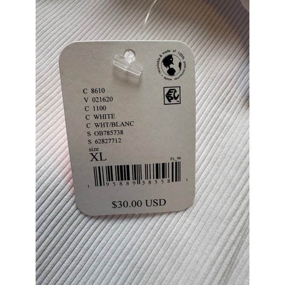 Fp Movement Women's White Happiness Runs Ribbed Athletic Crop Tank Top Size XL - Picture 8 of 10